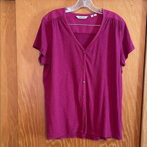 Orvis Women's Pink Button-Down Shirt